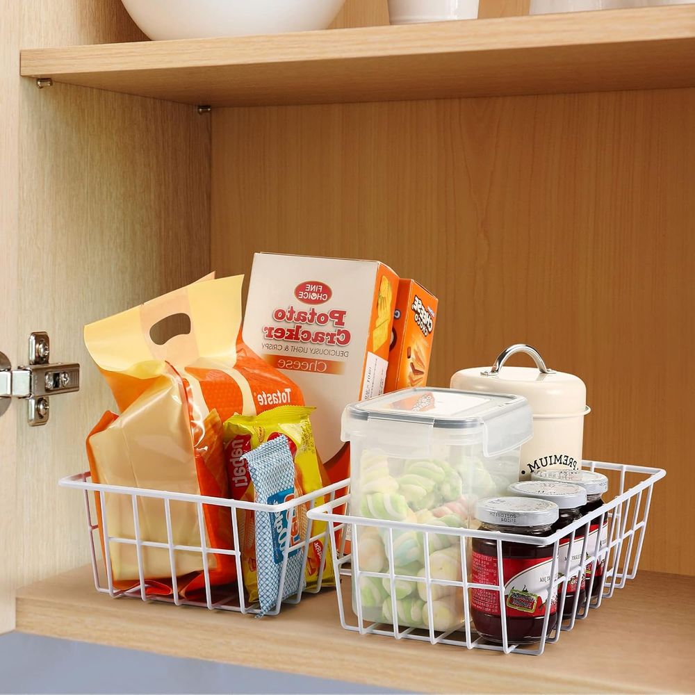 Organizer Bins Metal Wire Stor - огляд і ціна Stackable Pantry Bin