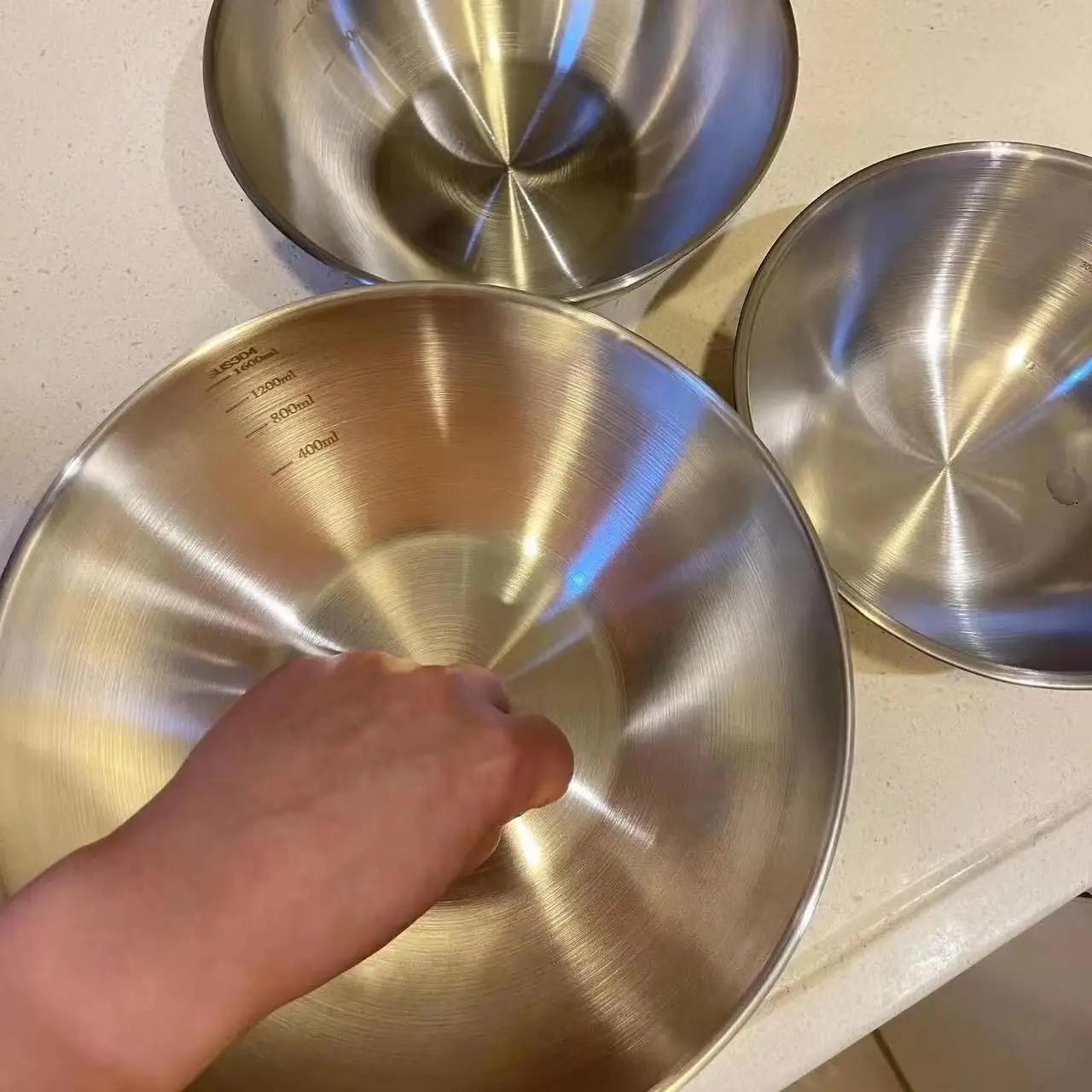 1-3 Stainless Steel Bowl Set w - огляд і ціна Food Storage Stainless Steel