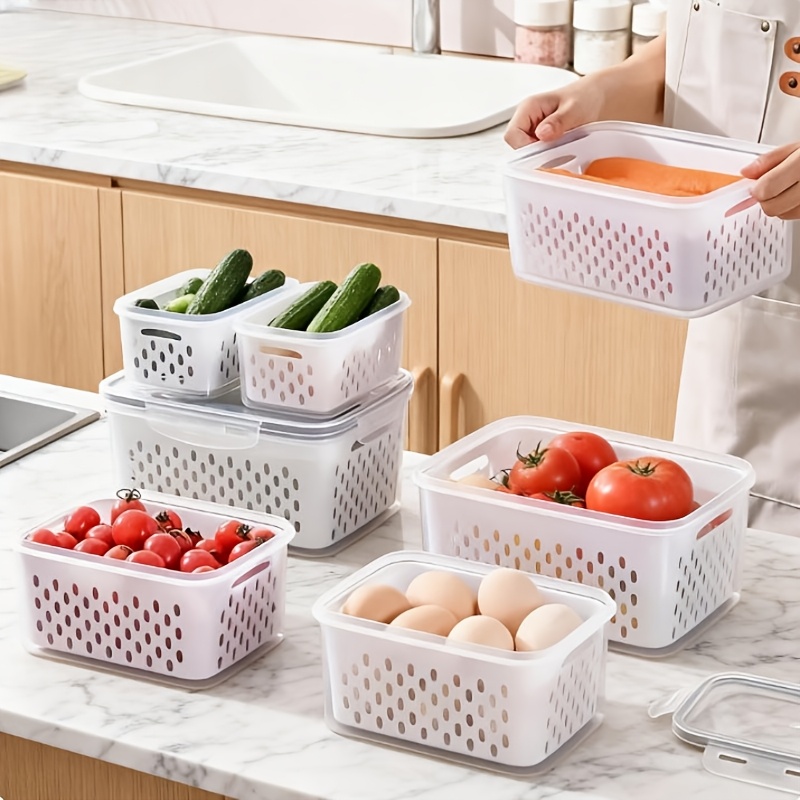 4pcs/Set Leak-Proof Food Stora - огляд і ціна Food Storage Stackable Containers