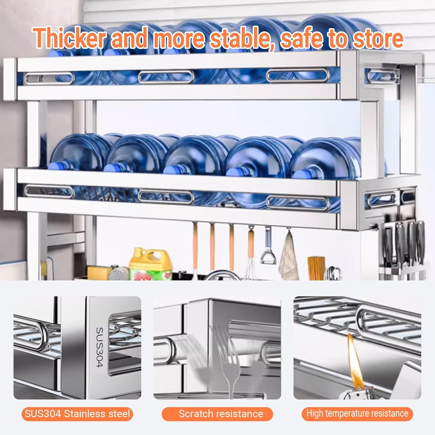 2-Tier Over The Sink Dish Drai - огляд і ціна Food Storage Organiser