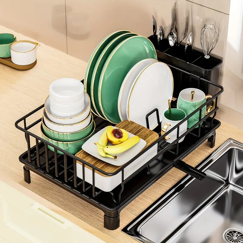Rustproof Dish Drying Rack Kit - огляд і ціна Food Storage Organiser