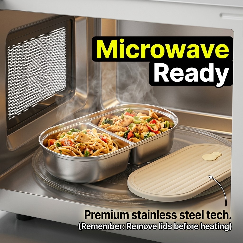 Microwave Safe 304 Stainless S - огляд і ціна Food Storage 30 Years