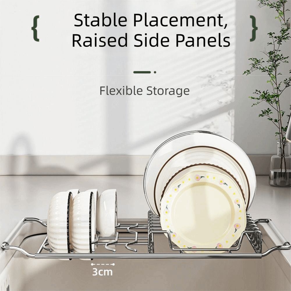 Stainless Steel Expandable Dis - огляд і ціна Food Storage Organiser