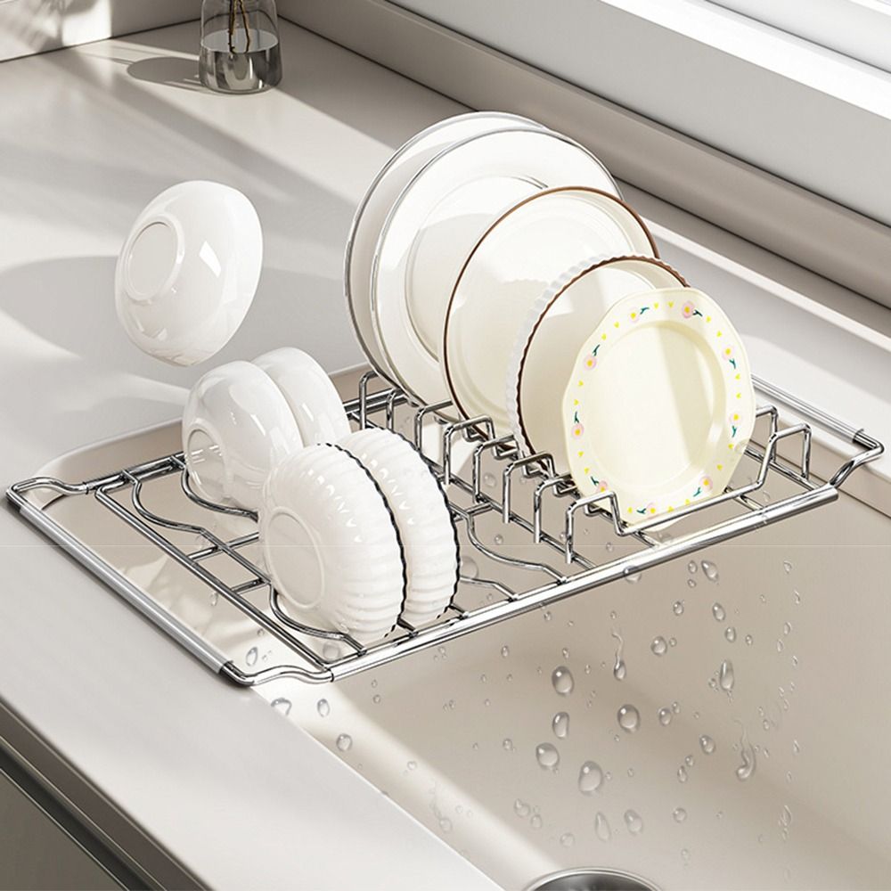 Stainless Steel Expandable Dis - огляд і ціна Food Storage Organiser