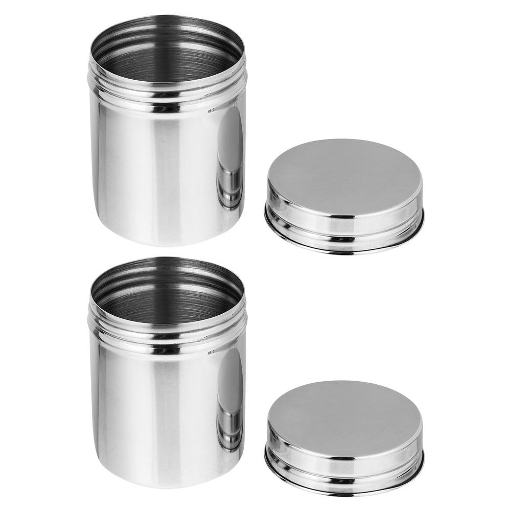 2Pcs Stainless Steel Canisters - огляд і ціна Food Storage Stainless Steel