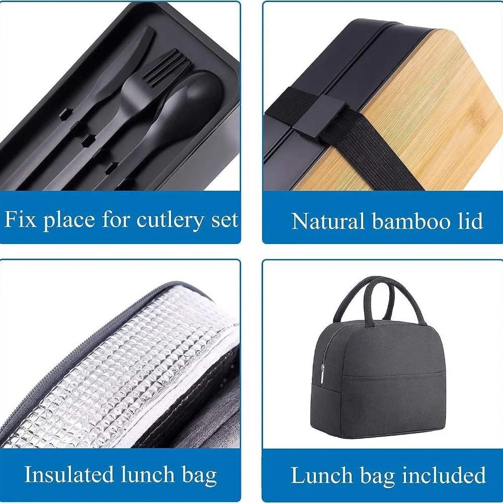 Adult Bento Lunch Box, 2-Tier  - огляд і ціна Food Storage 30 Years