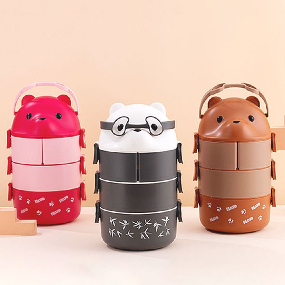 1Pcs New Eyeglass Bear Thermal - огляд і ціна Food Storage Stackable Containers