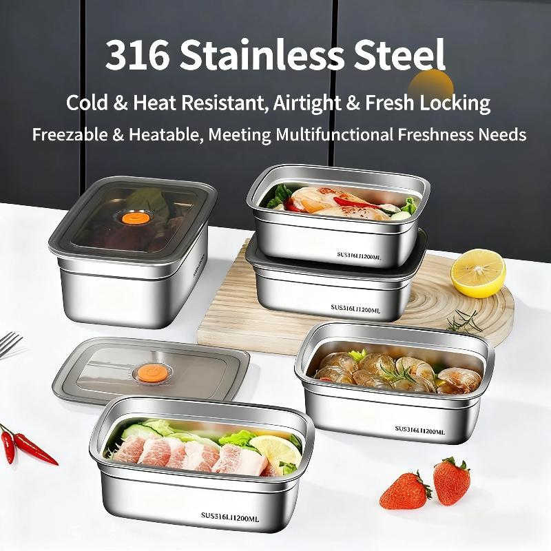 Stainless Steel Sealed Lunch B - огляд і ціна Food Storage Camping