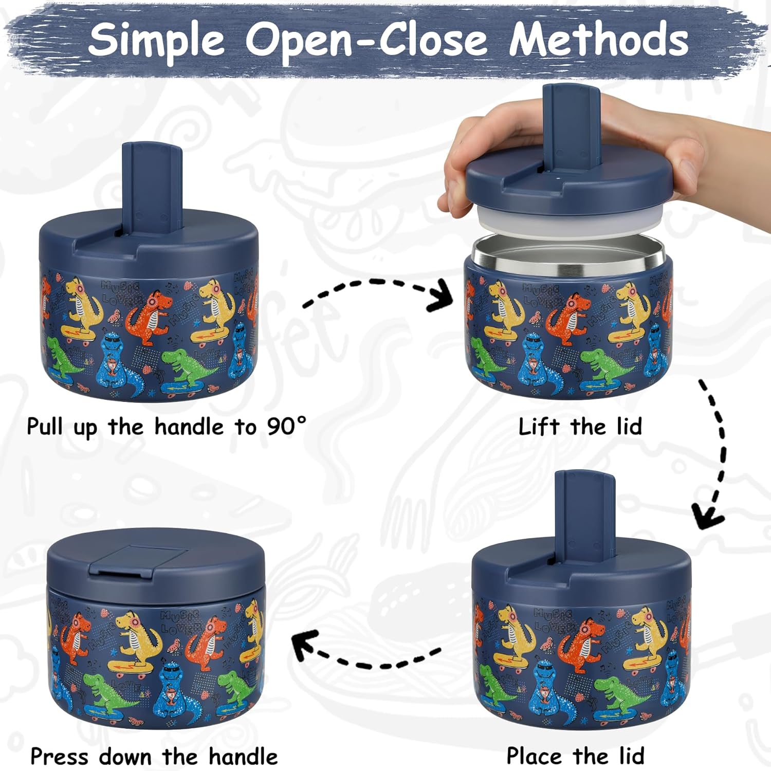 12oz Insulated Vacuum Food Jar - огляд і ціна Food Storage Box Stainless Steel