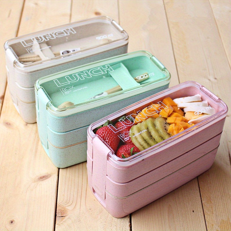 Portable Bento Box, 3-layers L - огляд і ціна Food Storage 30 Years
