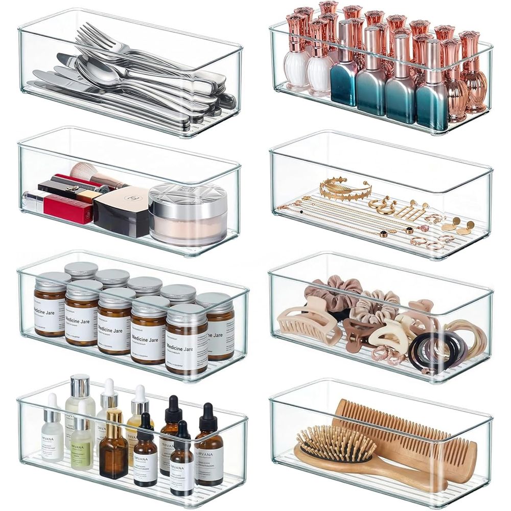 Pack Deep Organizer Bins Silve - огляд і ціна Stackable Pantry Bin