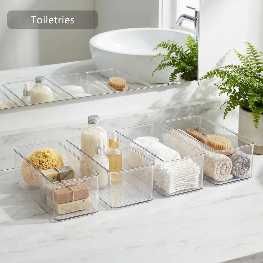 Pack Deep Organizer Bins Silve - огляд і ціна Stackable Pantry Bin
