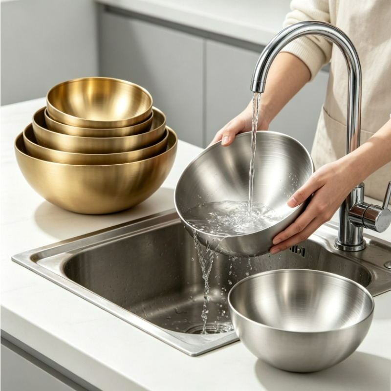 Stainless Steel Mixing Bowls M - огляд і ціна Food Storage Stainless Steel