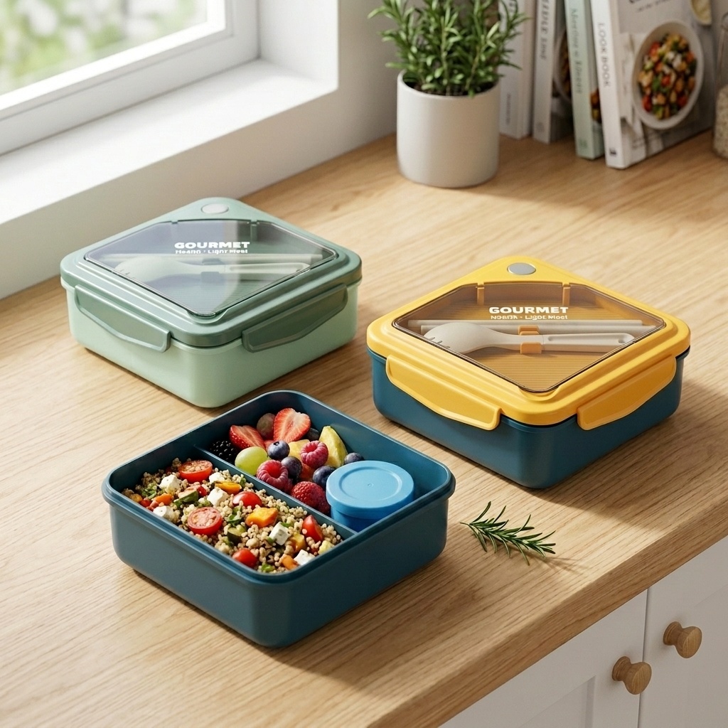 Sealed Plastic Bento Lunch Box - огляд і ціна Food Storage 30 Years