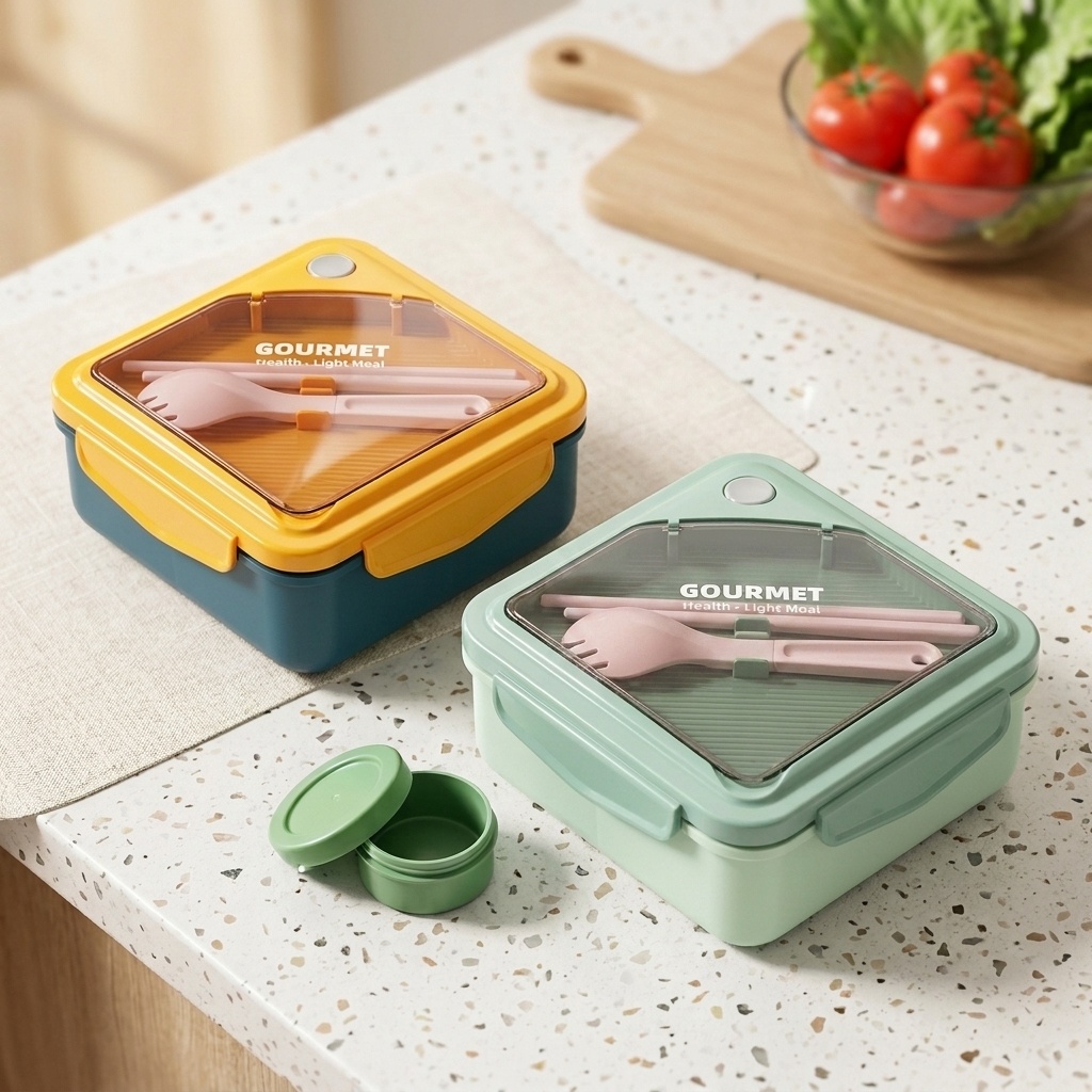 Sealed Plastic Bento Lunch Box - огляд і ціна Food Storage 30 Years