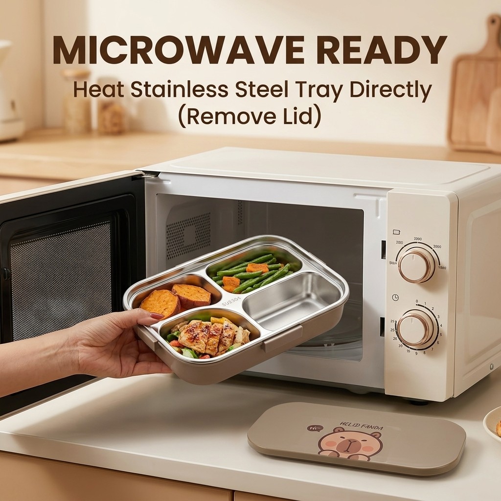 Microwavable 304 Stainless Ste - огляд і ціна Food Storage 30 Years