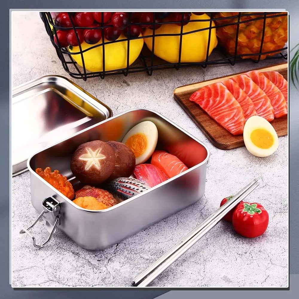 Stainless Steel Bento Box Meta - огляд і ціна Food Storage System